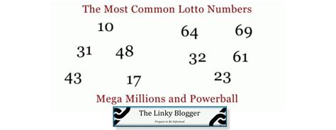 most common lotto numbers